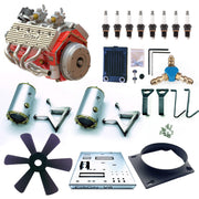 CISON V8 Engine Pro Small-block 44CC 1/6 Scale Water-Cooled 4-Stroke 8-Cylinder Gasoline Engine Internal Combustion V8 Engine Model Kit that Works - EngineDIY