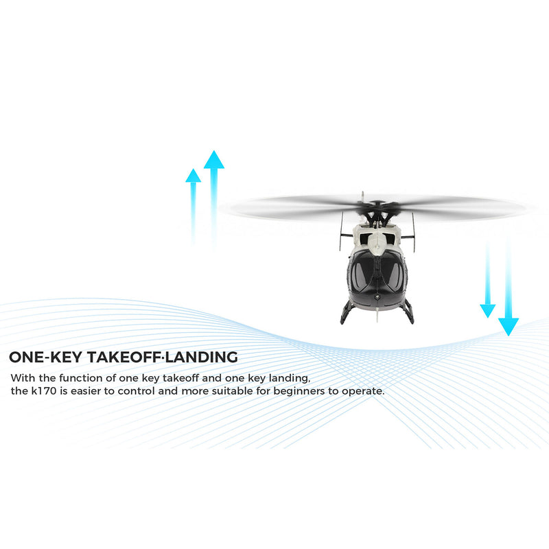 wl-k160 ec-145 160-class 2.4g 4ch 4-propeller flybarless scale rc helicopter model with adjustable left/right-hand throttle (rtf version)