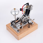 musa hoglet v1 single-cylinder 4-stroke gasoline realistic motorcycle internal combustion engine with kick start