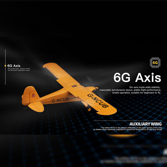 xk a160 j3 3d/6g 2.4g 5ch brushless scale rc airplane model, 650mm wingspan epp fixed wing aircraft with quick release