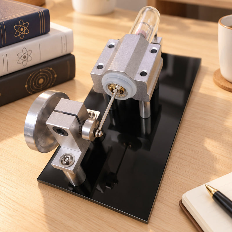 beta type horizontal stirling engine model