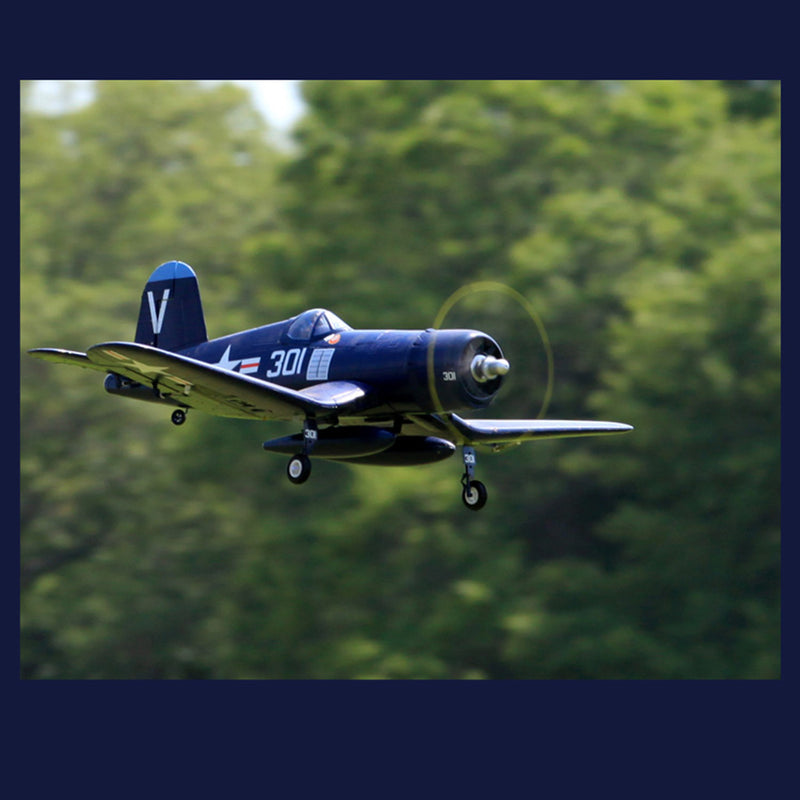 f4u wwii military rc airplane, 2.4g 4ch epp fixed wing scale aircraft, 800mm wingspan with jst connector, no reflex (rtf version)