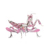 3d diy mechanical orchid mantis metal insect model kit - 100+pcs