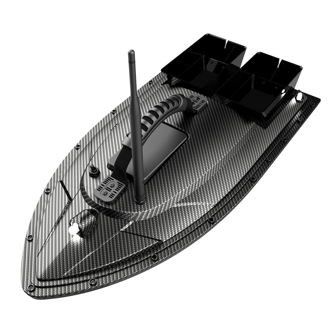 V070 GPS RC BAIT BOAT – 12000MAH, 500M RANGE, 1.5KG DUAL-HOPPER, 40 WAYPOINTS