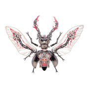 mechanical beetle model kit, steampunk diy metal insect building set (317pcs)