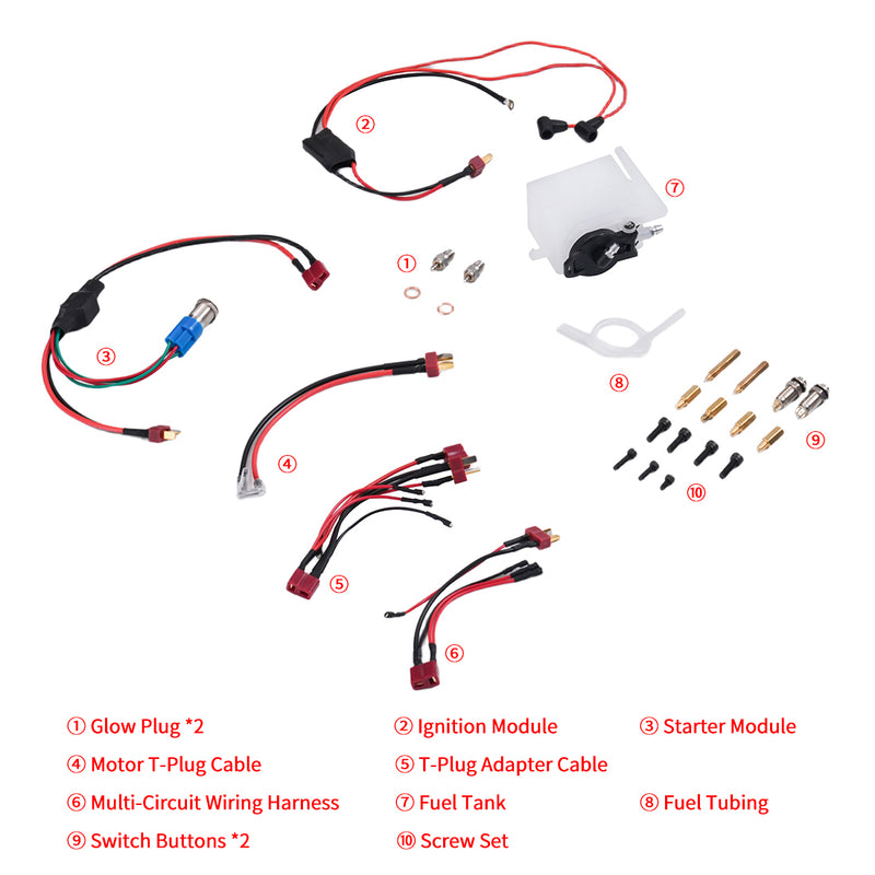 Kit d'allumage de démarrage pour moteur Nitro SEMTO ST-NF2 L2