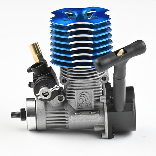 vrx vx-18 2.95cc two-stroke nitro engine model with recoil starter for 1/10 scale rc off-road trucks, on-road vehicles and trucks