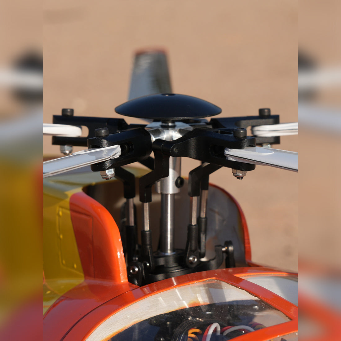roban md500 470 class 2.4ghz 6ch five-wing rc helicopter model with gps positioning searchlight and adjustable left/right-handed controls (rtf version)