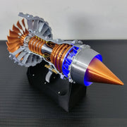 SKYMECHMAN TRENT900 Turbofan Engine Model Kit with LED Light - Turbofan Engine that Works - EngineDIY
