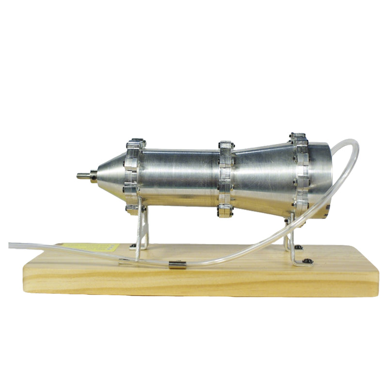Working Multi-Stage Centrifugal Steam Turbine Model, Alloy External Combustion Engine Demonstration Model for Educational Science Teaching Display - EngineDIY