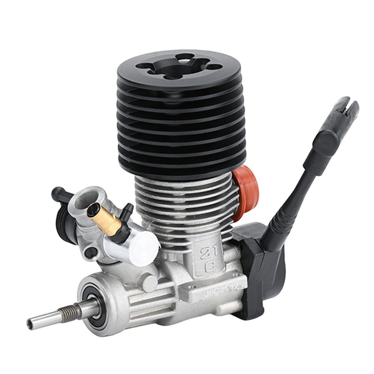 VRX SH.21 3.48cc Rear Exhaust Engine Model with PUI Starter for 1/8 Scale Methanol Fuel-Powered RC Car