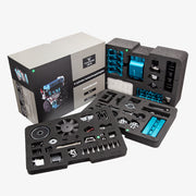 V4 Car Engine Assembly Kit Full Metal 4 Cylinder Car Engine Building Kit - EngineDIY