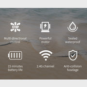 1/12 scale 2.4g 8km/h rc karting boat model rtr version