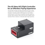 flywing bell 222 airwolf 2.4g 6ch 470-class rc military helicopter model with retractable landing gear, ace flight controller, gps positioning & m1 and m2 stick-mode (rtf)