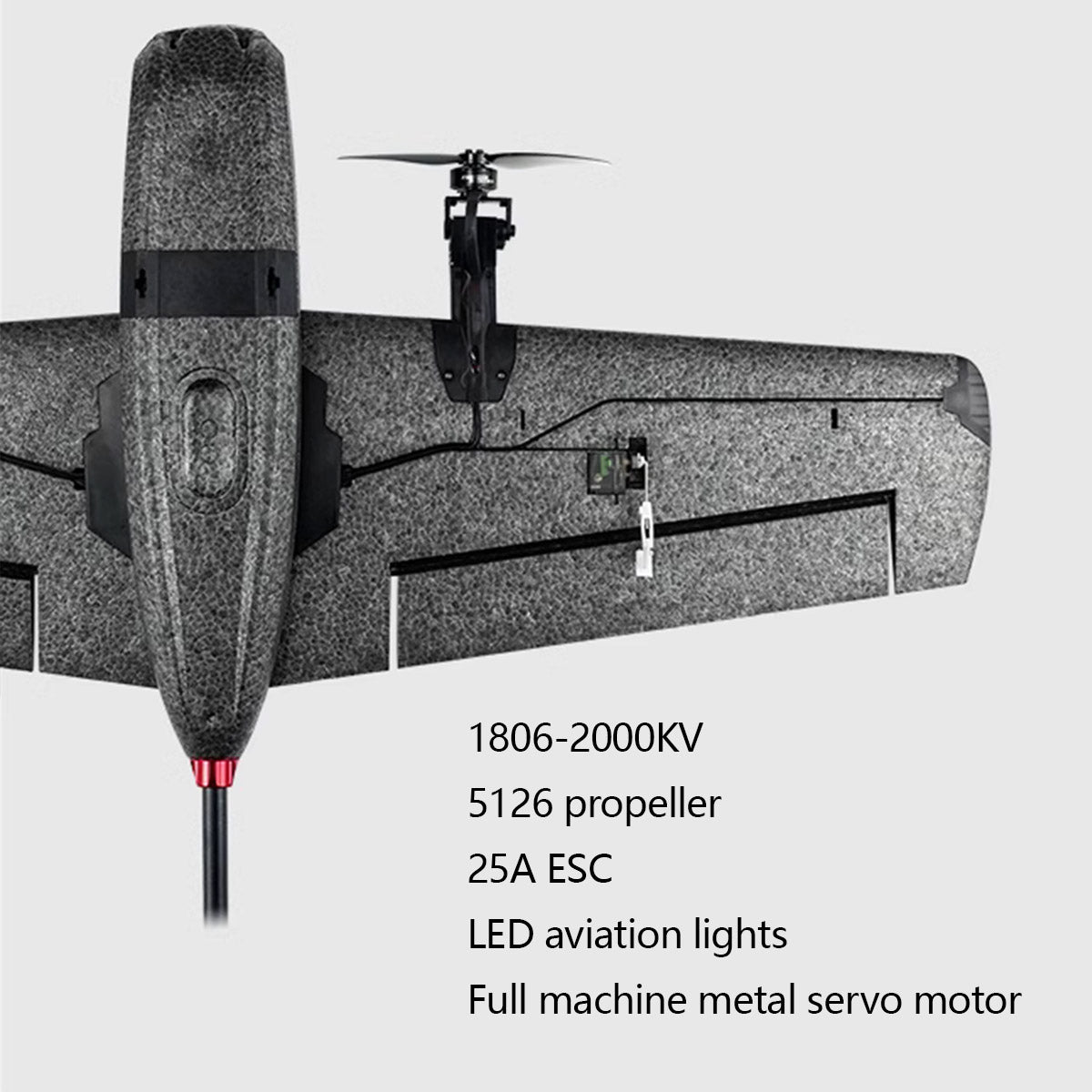 heewing ranger t1 vtol 2.4g epp vertical takeoff and landing fixed-wing rc aircraft with fpv camera mount and flight controller
