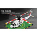 wl k270 uh-60l 2.4g 4ch 170-class 4-rotor flybarless realistic helicopter model with barometric altitude & left/right hand throttle adjustment (optical flow rtf version)