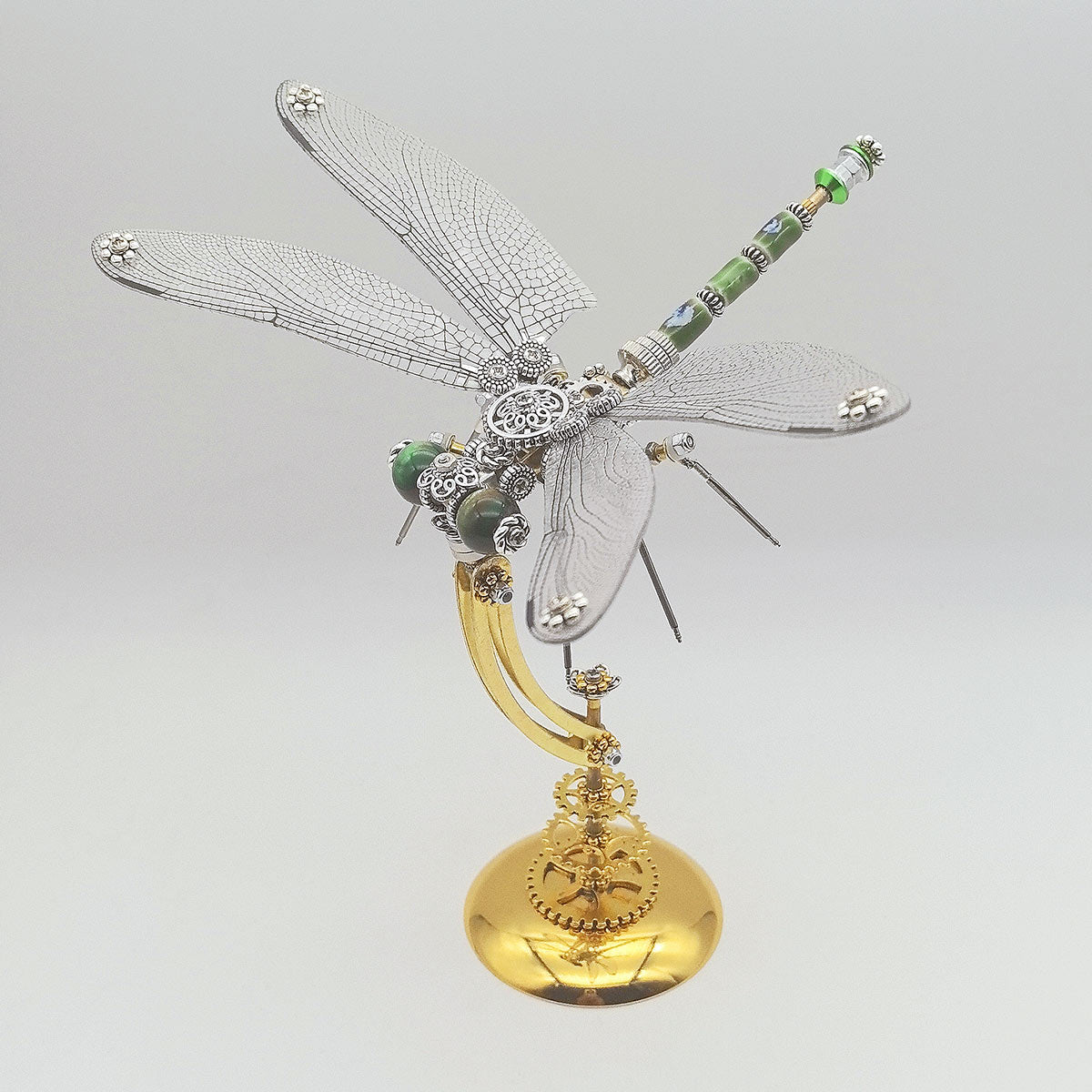 3D Metal Steampunk Insect Assembly Model Kit with Magnetic Display Base