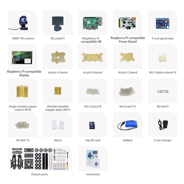 ROS Intelligent Tracked Robot Car Kit with LiDAR SLAM, Autonomous Navigation & Path Planning - EngineDIY