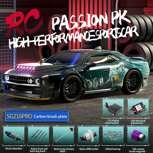 sg216 1/16 scale full-proportional 4wd high-speed rc drift car