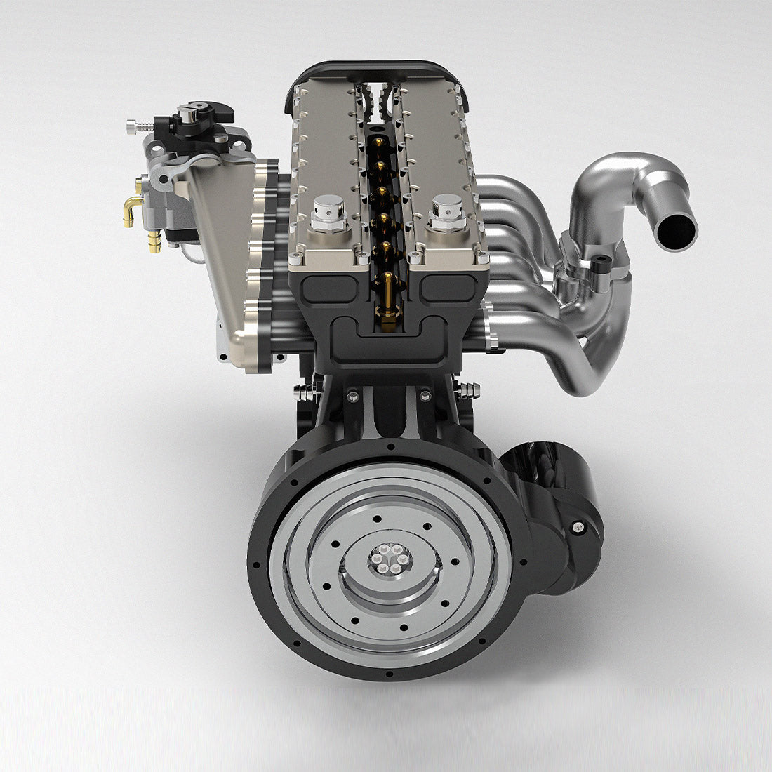 enjomor gs-L6 1/5 scale 28cc inline 6-cylinder dohc 4-stroke water-cooled gasoline ic engine model