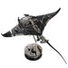 Manta Ray Mechanical Marine Biological 3D Metal Assembly Model with Lights -ENGINEDIY