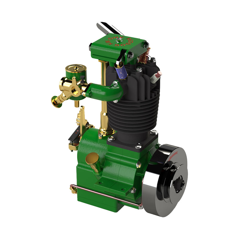 ENJOMOR 10cc Flathead Engine Single Cylinder 4 Stroke L Head Sidevalve Engine Water-cooled Gasoline Engine Internal Combustion Engine - EngineDIY