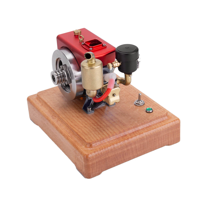 RETROL 1/8 2.6cc Mini Single-Cylinder Four-Stroke Gasoline Engine Model Upgraded Internal Combustion Engine Model - EngineDIY