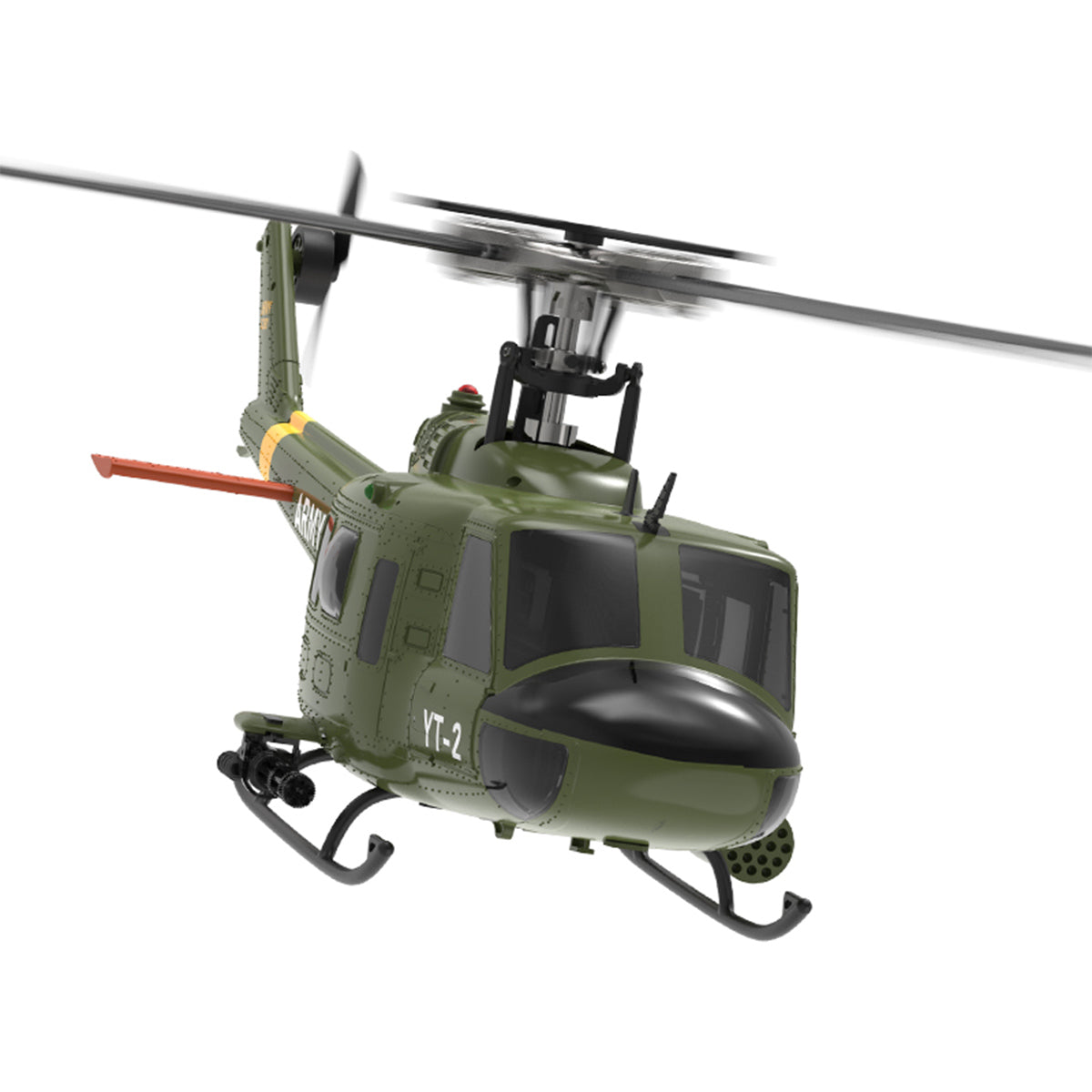 YU XIANG F07-V 1/34 Scale UH-1 Huey 2.4G 6CH Brushless Direct-Drive Flybarless RC Helicopter Model Mode 1/Mode 2 Switchable (RTF Version)