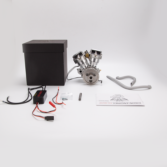 Moteur à essence CISON FG-VT9 9cc V2 bicylindre en V 4 temps refroidi par air pour moto RC