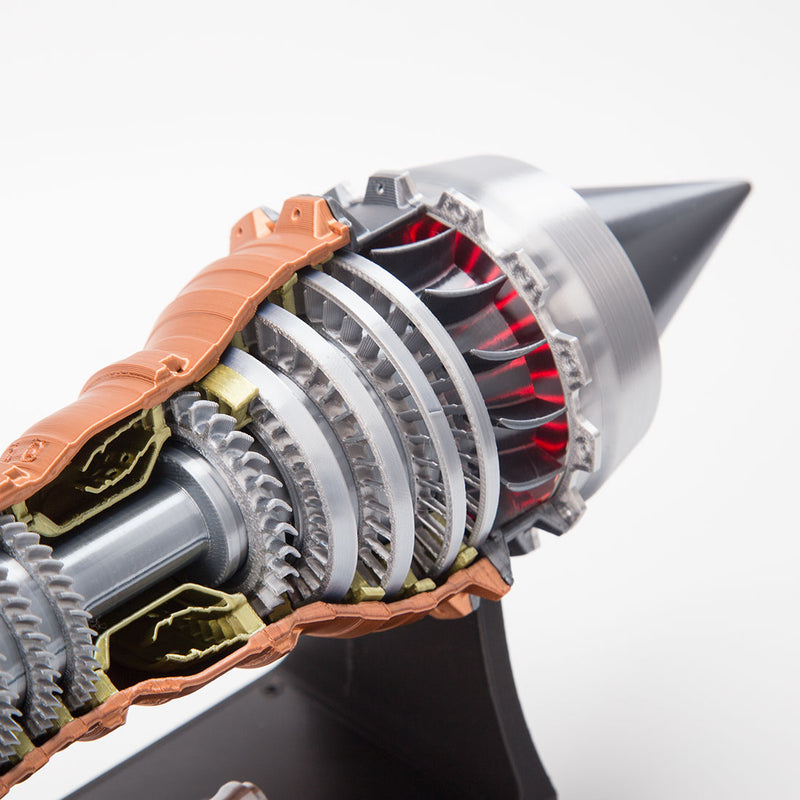 TR900 Turbofan motormodelbouwset met magnetische basis, oplaadbare twin- light aeromodellingkit met verlichte versie voor luchtvaartliefhebbers TR900 Turbofan motormodelbouwset met magnetische basis, oplaadbare twin- light aeromodellingkit met verlichte versie voor luchtvaartliefhebbers