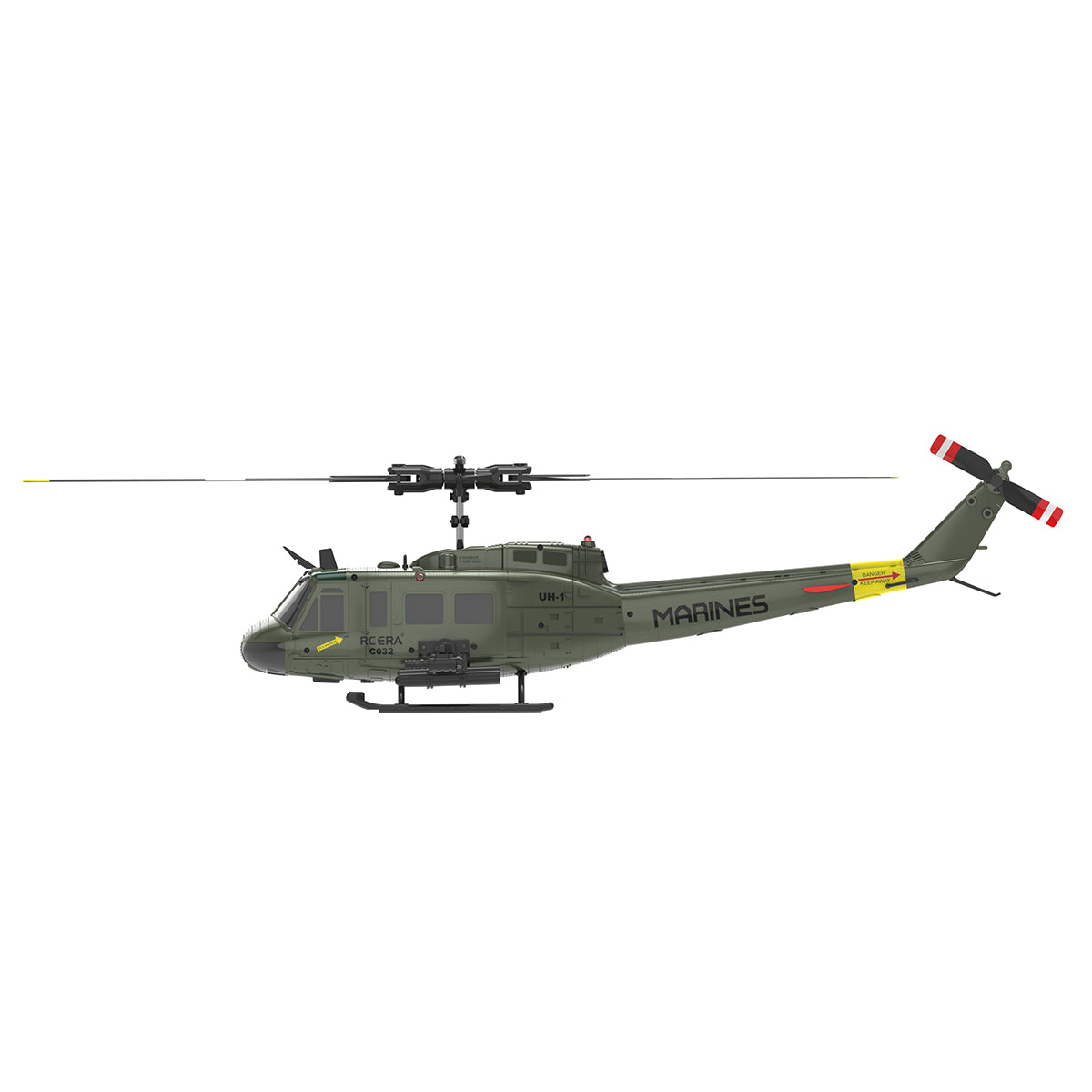 c032 1/48 scale uh-1 huey 2.4g 6ch flybarless rc hlicopter model