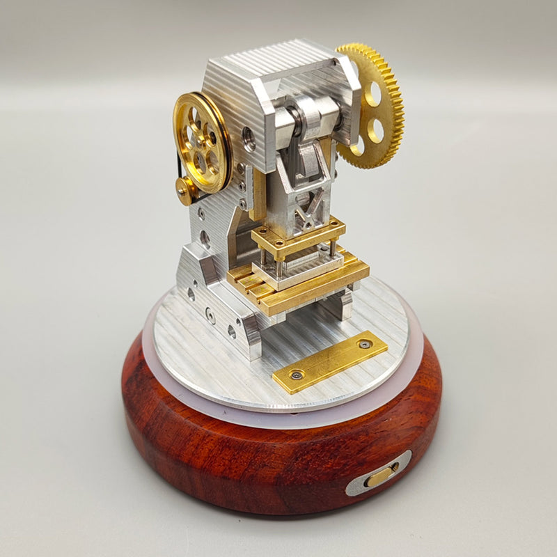 punch press machine rechargeable metal electric operable machine with wood base