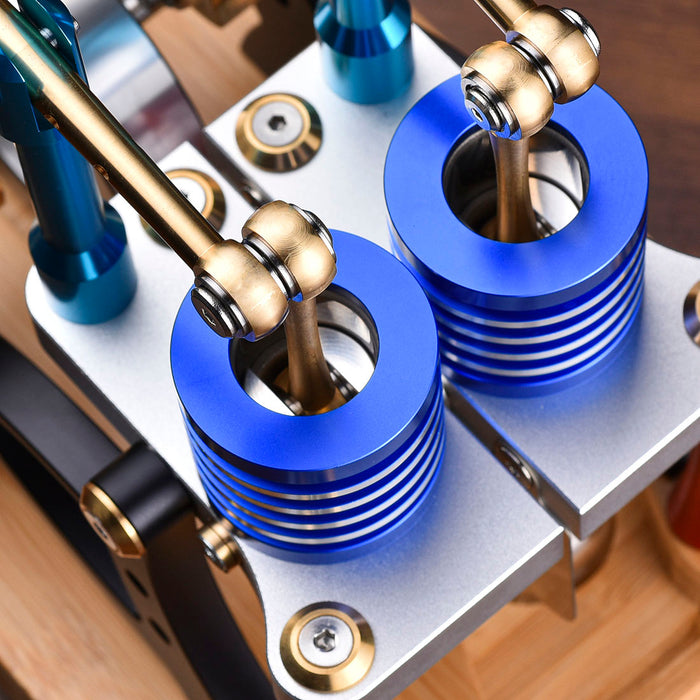 ENJOMOR Alpha Balance Beam Hot Air Stirling Engine Model | EngineDIY