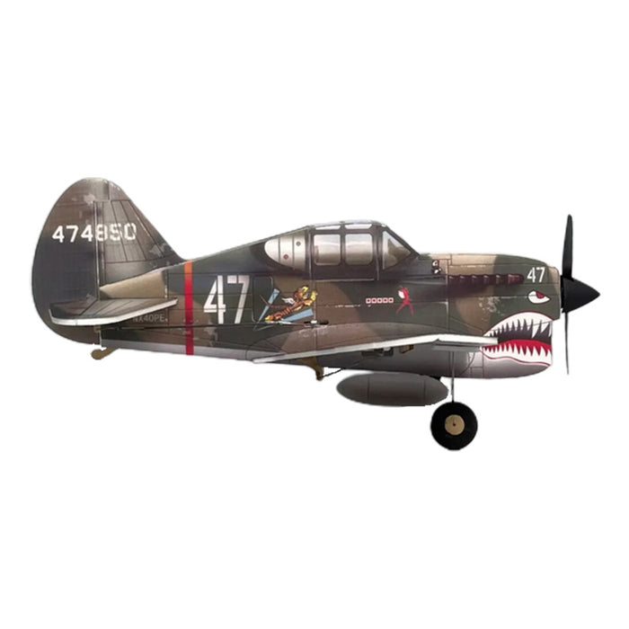 MinimumRC P-40 Warplane, 2.4G RC, 4CH, Fixed-Wing Airplane Model, Art-tech Toy