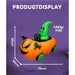 2.4G inflatable pumpkin rc car with one-key inflation &amp; deflation, dual-speed modes halloween gift