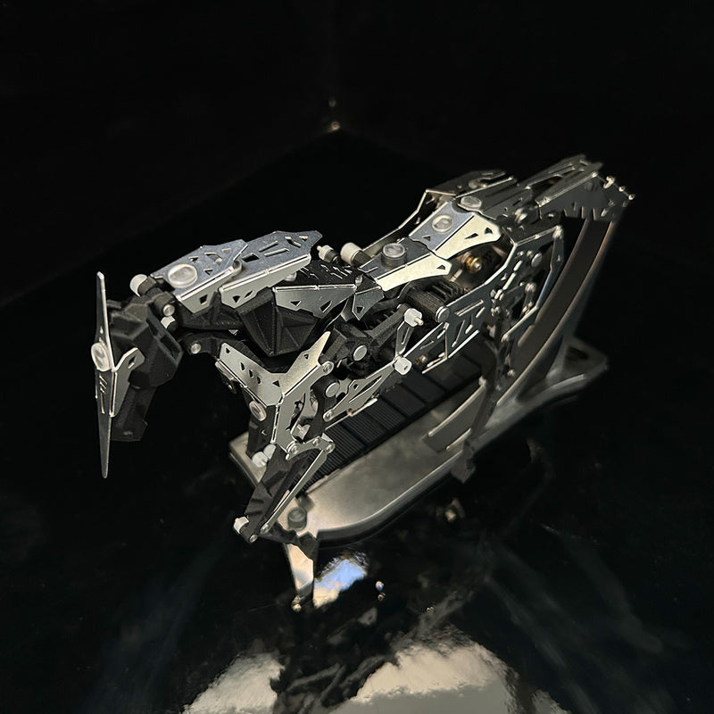 3d metal puzzle solar-powered bionic mechanical horse model kit-diy industrial desktop art sculpture