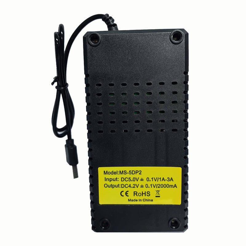 USB Intelligent Fast Charger for 3.7V/4.2V 18650 Lithium Batteries - EngineDIY
