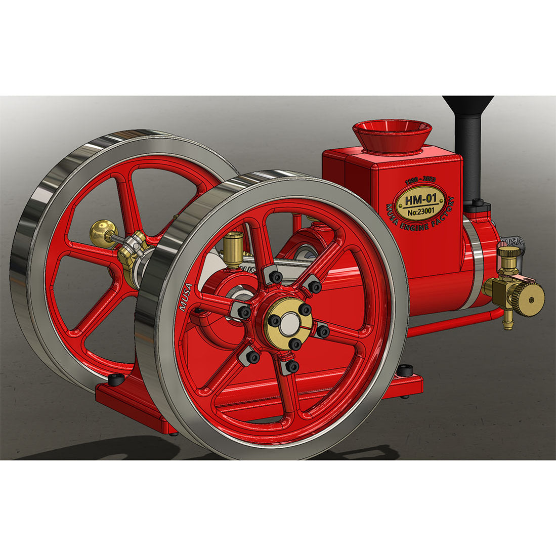 Hm01 Engine RETROL HM-01 7cc Antique Hit and Miss Engine 4-stroke Stationary Engin ...