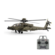 rc era c170 ah-64d 1/48 scale 2.4g 6ch flybarless military rc helicopter model with optical flow positioning, tof altitude hold, one-key inverted flight and brushless motor (rtf version)