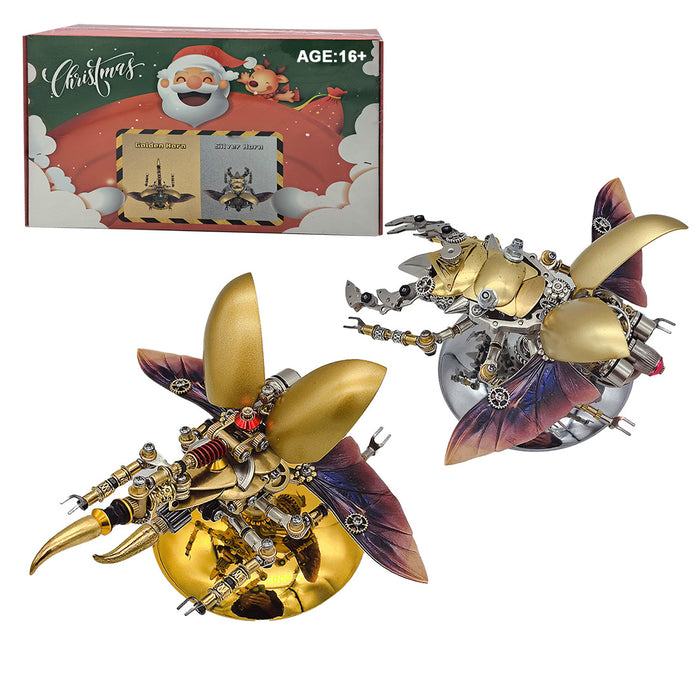3D DIY Steampunk Christmas Insects Metal Assembly Model Kits Creative Ornament