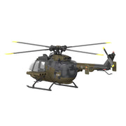 rc era c180 1/25 scale 2.4g 6ch single rotor flybarless rc helicopter model with barometer, tof lidar altitude hold & optical flow positioning (rtf version)