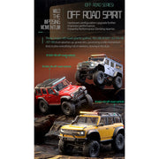 1/16 scale full-proportional rc crawler - entry-level performance, high-detail design