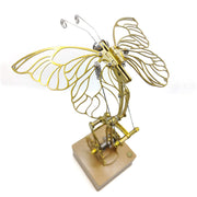 Mechanical Butterfly Dynamic 3D DIY Mechanical Metal Butterfly Model Kit for Kids, Teens, and Adults - EngineDIY