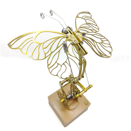 Mechanical Butterfly Dynamic 3D DIY Mechanical Metal Butterfly Model Kit for Kids, Teens, and Adults