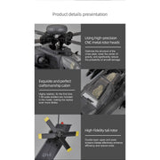 rc era c170 ah-64d 1/48 scale 2.4g 6ch flybarless military rc helicopter model with optical flow positioning, tof altitude hold, one-key inverted flight and brushless motor (rtf version)