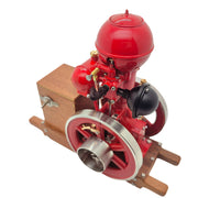 retrol & okmo b01 ball top miniature water-cooled single-cylinder 4-stroke hit and miss gasoline internal combustion engine model