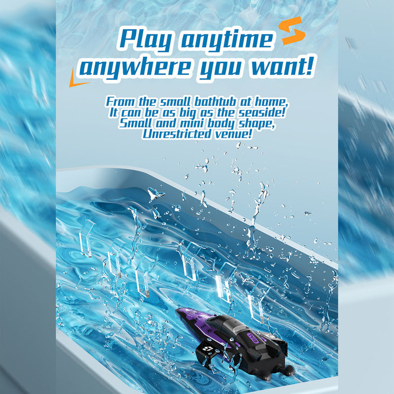 1/43 mini 2.4g dual motor rc speed boat dual speed modes model