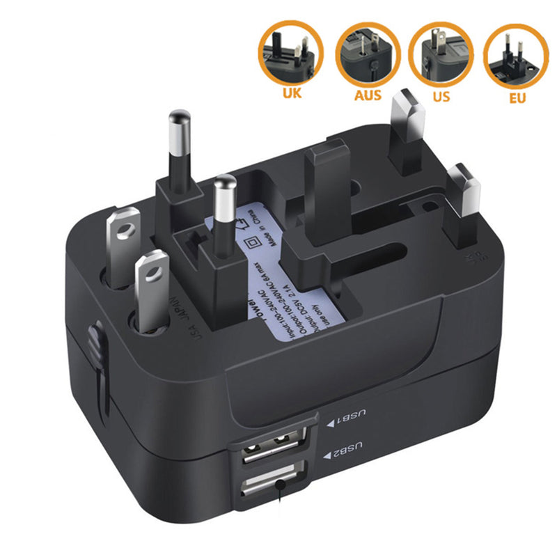Universal Travel Adapter (Dual-USB)