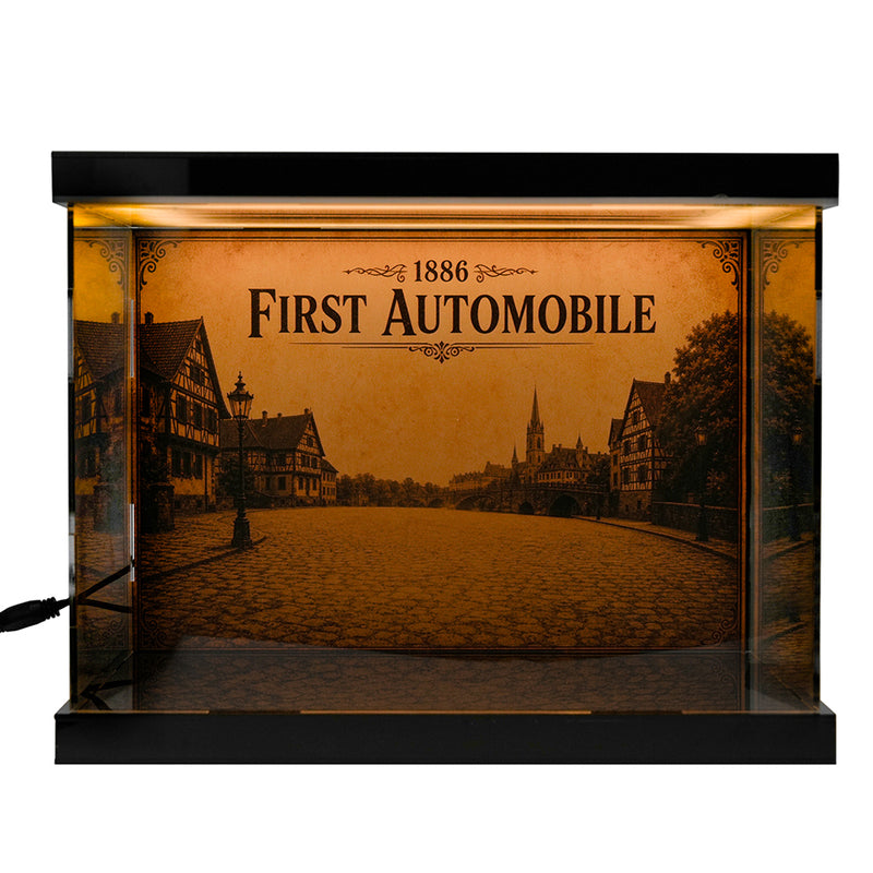 Acrylic LED Display Case For TECHING World's 1st Car Model