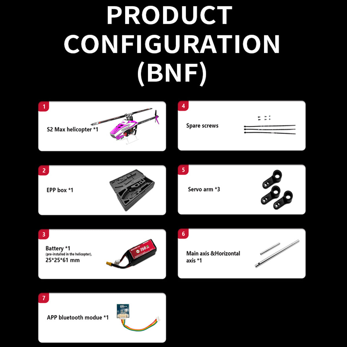 GOOSKY Legend S2 MAX 2.4G 6CH Dual Brushless 3D Stunt RC Helicopter